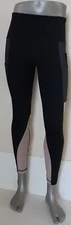 NEW ACTIVE LIFE Women's Leggings Black/heather/Primrose Small MSRP $89 Pockets 