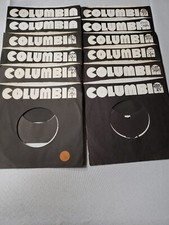 45 RPM 7" RECORD SLEEVES/COMPANY SLEEVE 12 PK/SEE PHOTOS -Columbia SLV1 5
