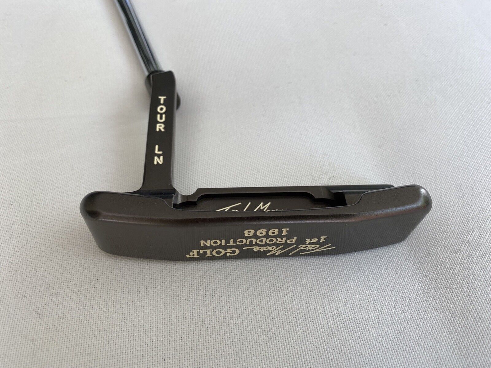 NEW -Tad Moore 1st Production 1998 Tour LN Long neck 35” Or 36” Putter RH