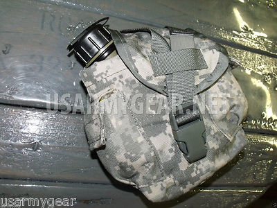 US Military ACU Digital Camo MOLLE II Canteen Pouch - Lot Of 2, Very Good Condition