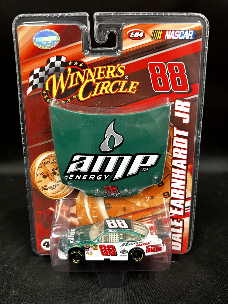 Nascar Winner's Circle #88 Dale Earnhardt Jr. Collectible Race Car & Hood (1:64)