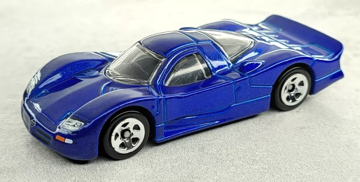 Miniatura Hot Wheels Nissan R390 GT1 Azul 2021 Factory Fresh Mainline Nova Lacrada na Embalagem Escala 1/64 Carrinho Esportivo Corrida Colecionável