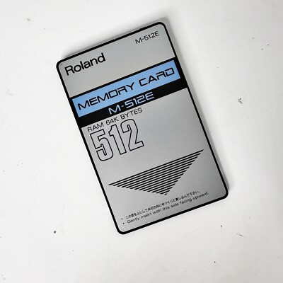 Roland M-512E メモリーカード 64Kバイト Roland M-512E Roland