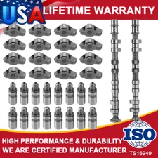 Exhaust Camshaft & Rocker Arm Valve Lifter For Buick ChevroLet Equinox  2.0/2.4L