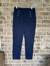 TOMMY HILFIGER Navy Dress Pants Size 4 New With Tags Zipper Buttons