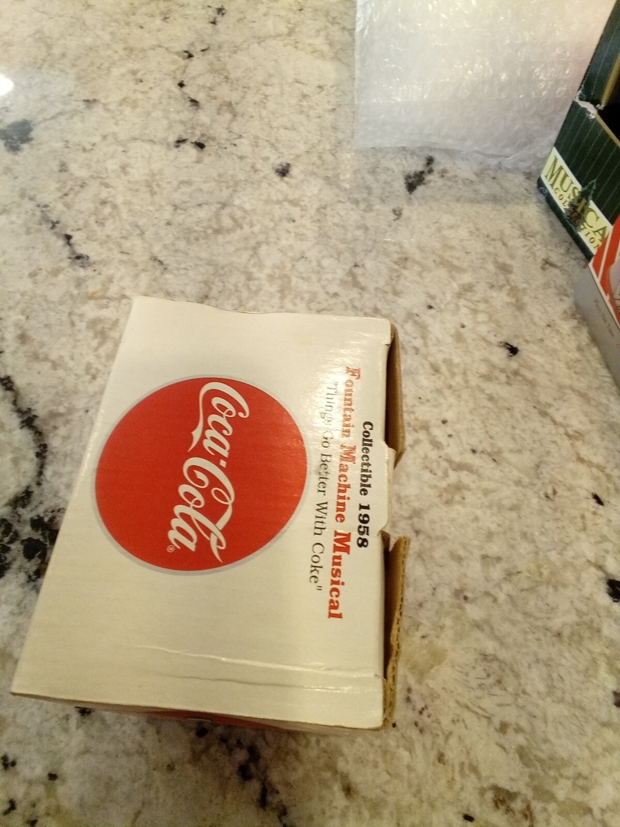 コカコーラ 1958 ファウンテンマシン ミュージカル エネスコ　箱・証明書付 コカコーラ 1958 ファウンテンマシン ミュージカル エネスコ 箱