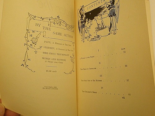 Vintage Under the Stars Florence Morse Kingsley 1903 Stories of Life Of Jesus - Picture 6 of 9