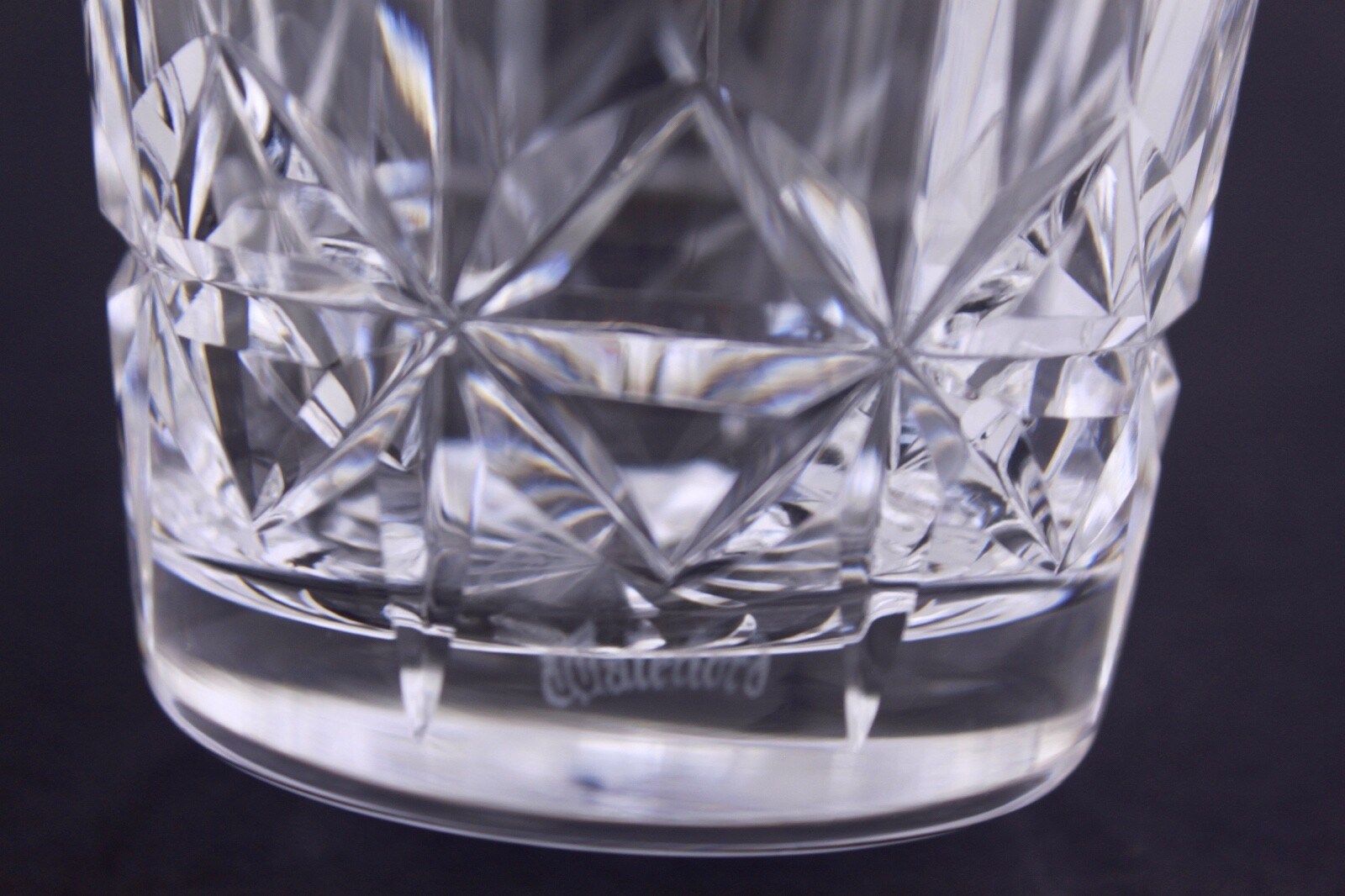 WATERFORD CRYSTAL ROSSLARE OLD FASHIONED GLASS – MINT