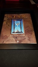 Styx Rare Original Edge Of The Century Promo Poster Ad Framed!