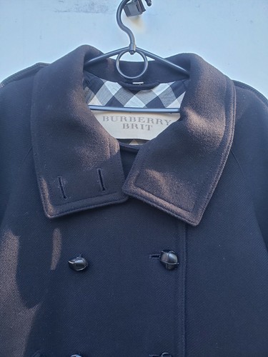 BURBERRY COAT WOMENS RUSHFIELD WOOL 