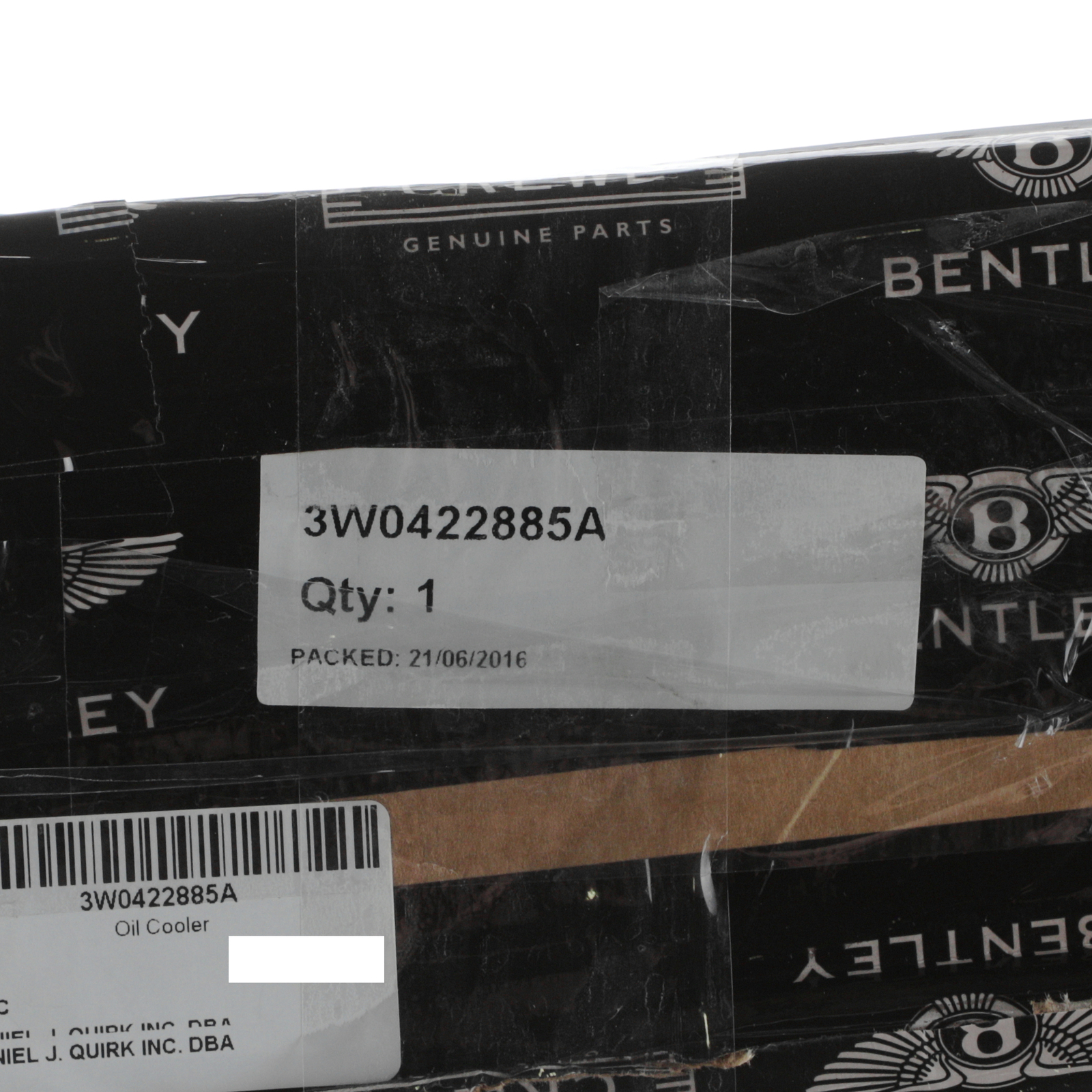 GENUINE BENTLEY 2004-2010 Continental Power Steering Gear Oil Cooler 3W0422885A