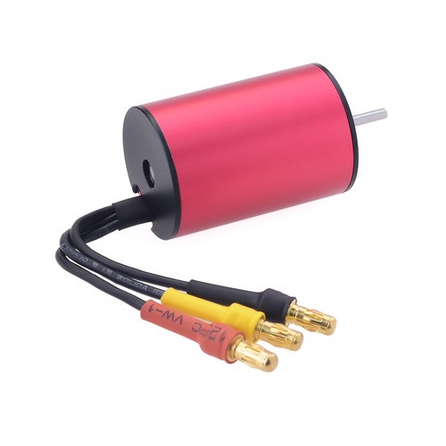 KingVal 2435 3300/4500KV Motore brushless impermeabile + 35A ESC per auto 1/16 1/18 RC - Foto 3 di 11