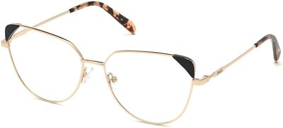 Emilio Pucci EP 5112 033 Rose Gold Metal Big Cat Eye Eyeglasses Frame 57-15-140
