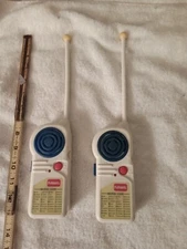 Vintage 1993 Playskool Walkie Talkie Set Morse Code
