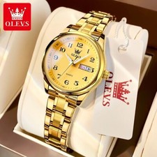 Womens Luxury Quartz Wristwatch Ladies Waterproof Stainless Steel Elegant Watch