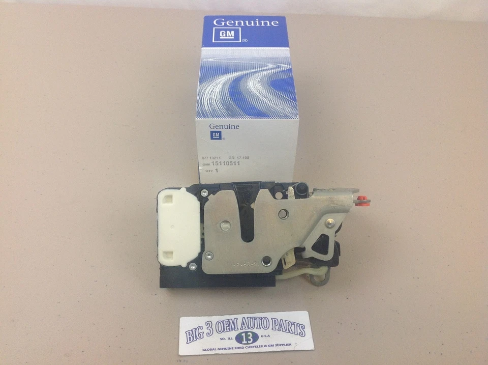 02-09 雪佛兰开拓者 GMC 特使中心下后升降门闩锁全新原始设备制造商 — 第 2/2 张图片