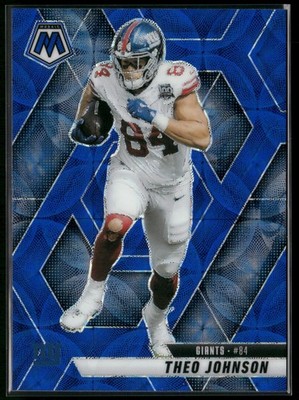 2025 Panini Mosaic #217 Theo Johnson Blue Scope