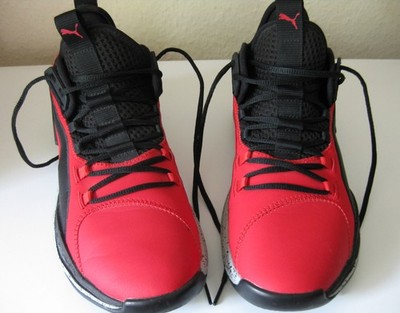 Puma Sneaker Turnschuhe Sportschuhe Unisex rot/schwarz Gr. 39