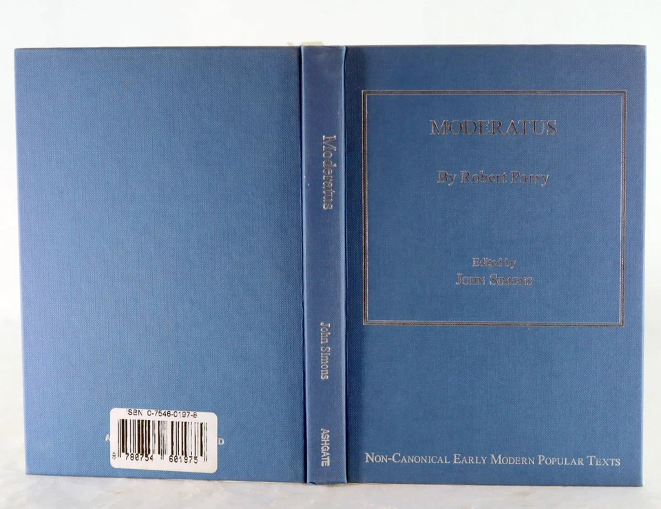 Robert Parry John Simons 2002 Moderatus Welsh Elizabethan Romance Hardcover - Imagem 3 de 4