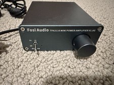 Fosi Audio V1.0G 2.0CH Class D Mini Stereo Amplifier for Home Speakers TPA3116