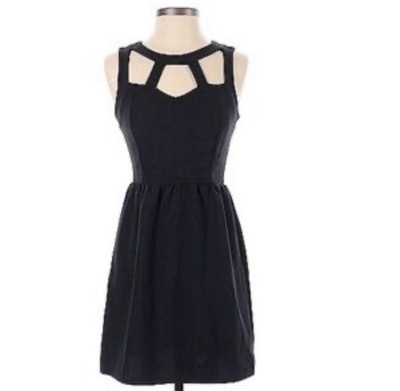 Chic Black Sleeveless Dress Dark Romantic Goth Forever 21 Homecoming Large