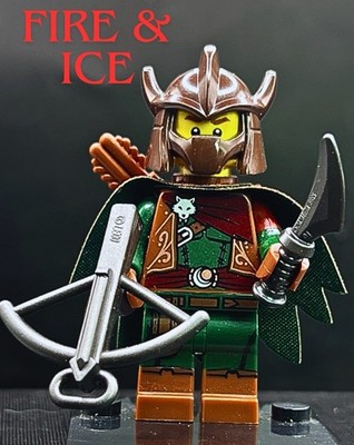 LEGO Wolfpack Assassin Minifigure Dagger Helmet Kingdoms Castle LOTR D&D 21348