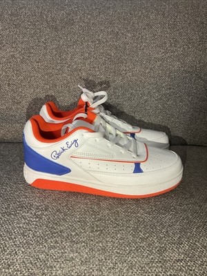 Patrick Ewing Men's Orion Low Sz8 New With Box, White/Royal/Orange