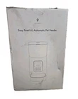 Petlibro Black Easy Feed 6L LCD Screen Voice Recorder  Automatic Pet Feeder