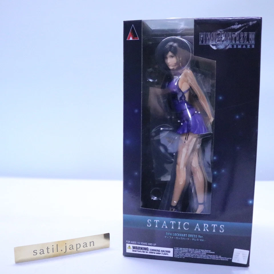 [NEUF] Square Enix Final Fantasy VII Remake STATIC ARTS Tifa Lockhart Dress Ver. - Photo 1/4