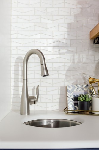 Moen 5995 Arbor Single Handle Pulldown Spray Bar Faucet - Spot Resist Stainless - Picture 6 of 12