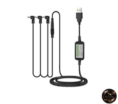 Tyuusei 9 V 1 A Netzteil für Gitarreneffektpedale DC-Kabel kompatibel mit BOSS