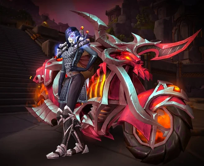 WORLD OF WARCRAFT Mount - Hateforged Blazecycle WoW | GLOBAL - Image 3 of 3