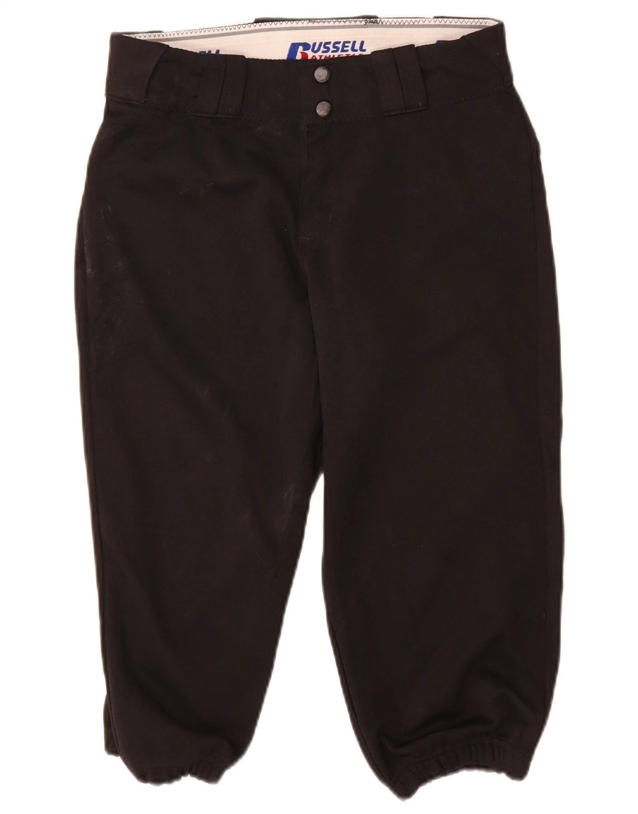 Russell Athletic Womens Joggers Capri Trousers Medium W28 L19 Black CD31