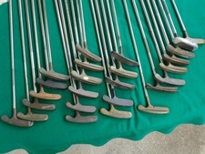 Rare Acushnet Putter Lot Of 25 Titleist Bulls Eye Flange Wide Blade Golf Clubs