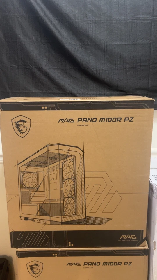 MSI MAG PANO M100R PZ Blanco Gaming PC Estuche Nuevo Vidrio Templado Foto 4 de 4
