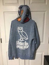 Bape X Ovo 1st Camo Full Full Zip Hoodie Size L