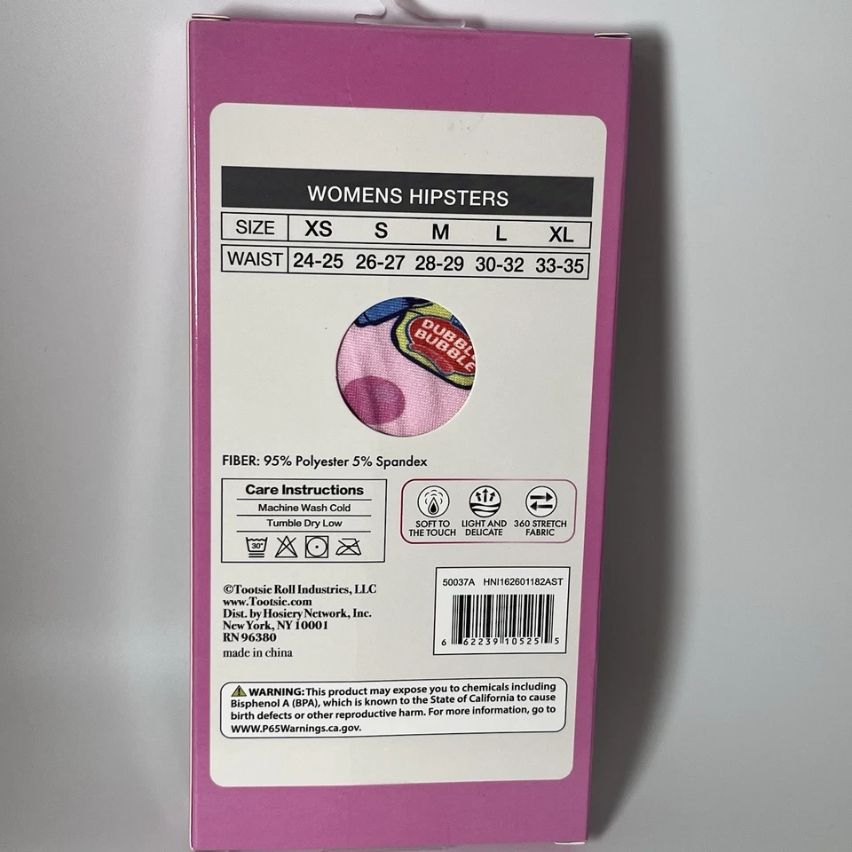 Dubble жевательная резинка мячи женщин хипстер трусики нижнее белье весело подарок средний 28-29 новый - Изображение 4 из 4