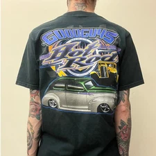 Vintage Y2K Nascar Hot Rod Car Racing Automotive T-shirt