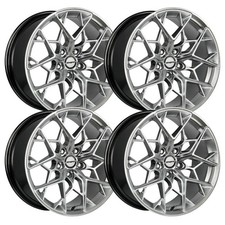 Set-4 Shift Piston 19x9.5 5x112 35mm Silver Wheels Rims 19 Inch