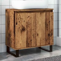 Badschrank Altholz-Optik 58X33X60 Cm Holzwerkstoff