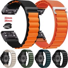 Quickfit Nylon Band Strap For Garmin Fenix 8 E 7 7X 6 6X 5 5X 3HR Tactix Enduro