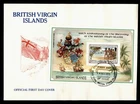 DR WHO 1993 BRITISH VIRGIN ISLANDS FDC COLUMBUS ANIV S/S $2 R65099