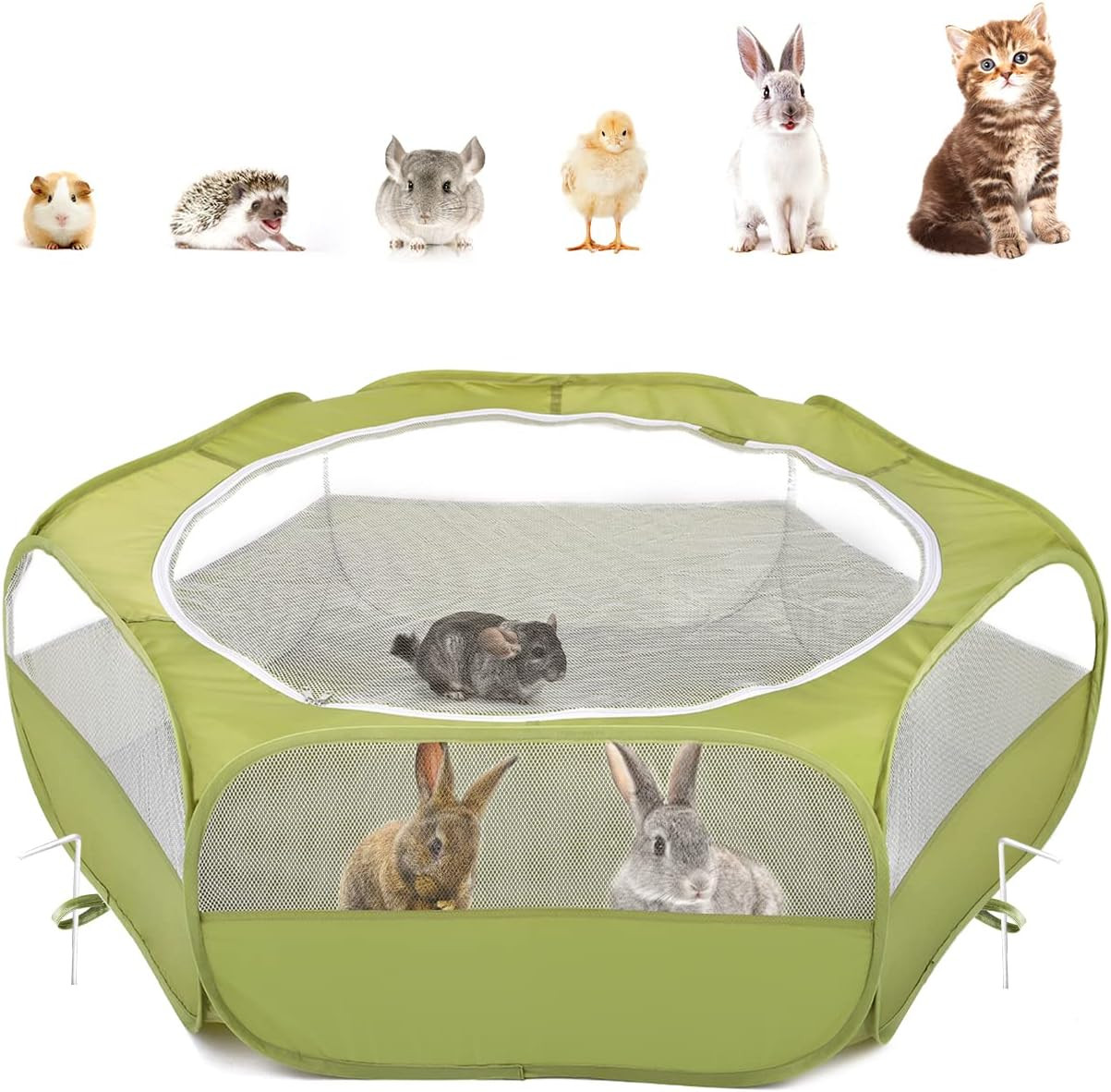 Recinto per Animali Domestici Pieghevole - Box Portatile per Cani e Gatti