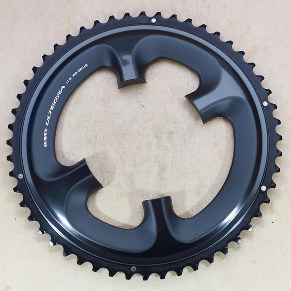 Shimano FC-6800 Ultegra Kettenblatt 52 ZäHne Aussen Bcd 110 Mm 2X11 Schwarz Alu-image