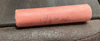 1964-D Original Paper-wrapped  Roll Lincoln Memorial Cents