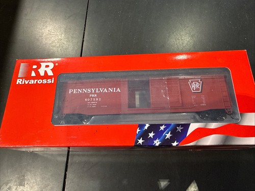 Rivarossi HR6586A HO Scale - Schiebetür Box Car - Pennsylvania # 607592 - OVP | Zustand: Used