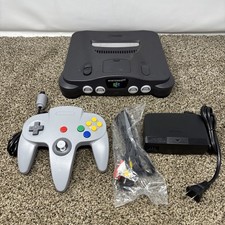 Nintendo 64 N64 Console System Bundle W/ Controller, Cables Tested