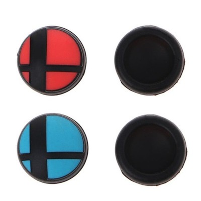2 Pieces Anti-Skid Thumb Grip Caps for Switch Controller Joystick Cover