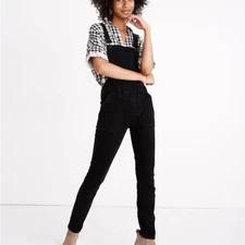 Madewell Skinny Overalls in Lunar Wash Size S