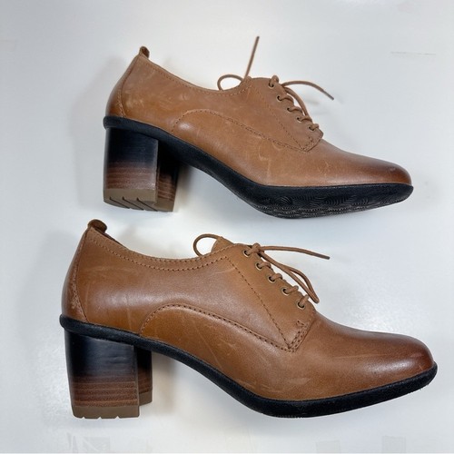 Dansko Mujer 40 Pennie Cuero Impermeable Tacones Oxford Zapatos con Cordones - Imagen 9 de 11